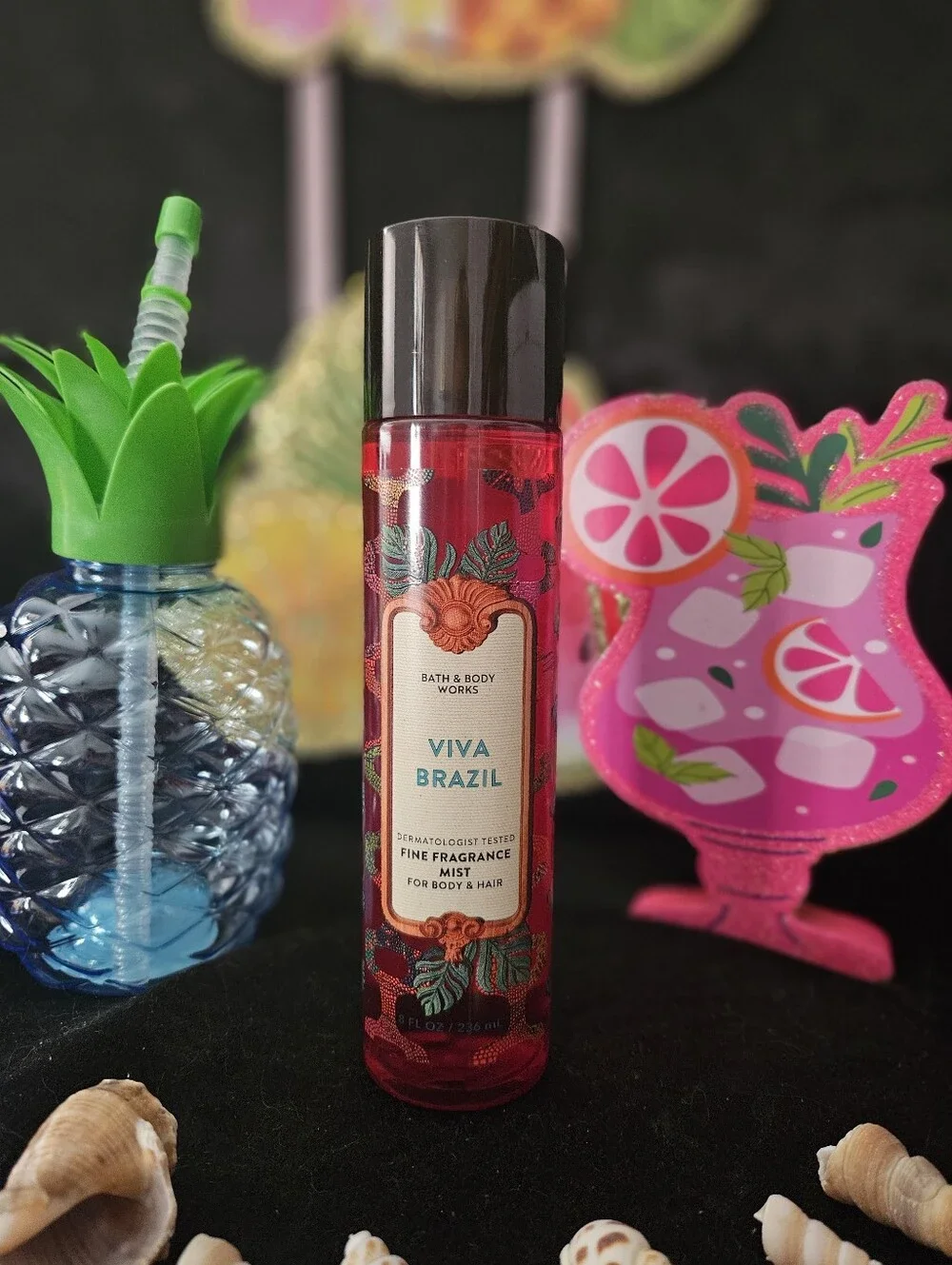 NWT Bath & Body Works Viva Brazil Body Care Set - Red, Multi